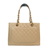 Chanel GST Beige Caviar GHW - s19