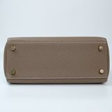HOLD | Hermes Kelly 25 Togo Etoupe GHW - U