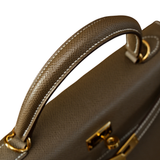 Hermes Kelly 25 Sellier Etoupe GHW - U