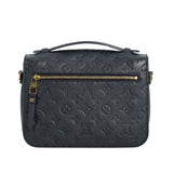 Louis Vuitton Black Monogram Empriente Leather Pochette Metis Bag