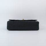 Chanel Double Flap Medium Black - (MICROCHIP)