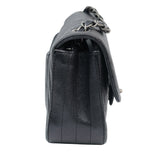 Chanel Chevron Mini Rectangle Black RHW - s24