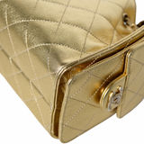 Chanel 25 Mini Gold Metallic