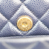 Chanel Timesless Tote Navy Blue GHW - s21