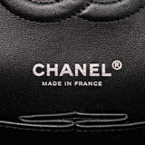 Chanel Strass Swarovski Crystal Black Tweed Medium Classic Flap