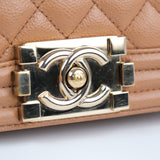 Chanel Le Boy Caramel Small - (MICROCHIP)