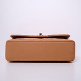 Chanel Double Flap Small Caramel GHW - (MICROCHIP)