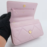 Chanel 19 Wallet on Chain (WOC) Pink