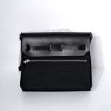 Hermes Mini Herbag Noir PHW - K (BRAND NEW)