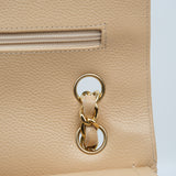 Chanel Double Flap Medium Beige Claire GHW - s31