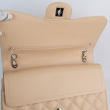 Chanel Double Flap Jumbo Beige SHW - s14