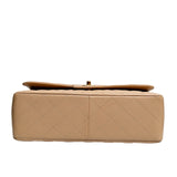 Chanel Double Flap Jumbo Beige GHW - (MICROCHIP)