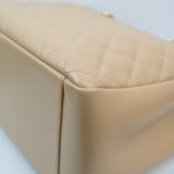 Chanel GST Beige Caviar GHW - s19
