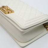 Chanel Le Boy Old Medium White - (MICROCHIP)
