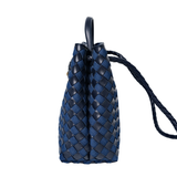 Bottega Veneta Andiamo Medium Abyss and Indigo