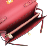 Hermes Kelly To Go Rouge H GHW - U
