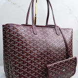 Goyard Isabelle Tote Burgundy