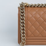 Chanel Le Boy Caramel Small - (MICROCHIP)