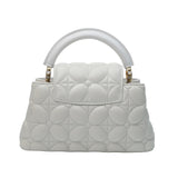 Louis Vuitton East-West Mini Capucine Optical White - GHW