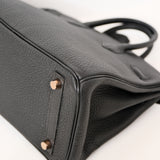 Hermes Birkin 25 Noir Togo