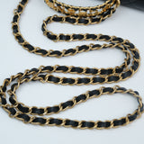 Chanel WOC Black Letres Top Handle GHW - (MICROCHIP)