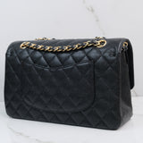 HOLD | Chanel Double Flap Medium Black GHW - (MICROCHIP)