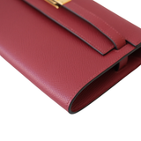 Hermes Kelly To Go Rouge H GHW - U