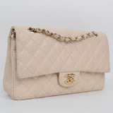 Chanel Double Flap Medium Cream -s29