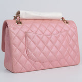 HOLD | Chanel Double Flap Medium Pink Iridescent -s27