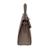 Hermes Kelly 25 Etoupe Epsom Sellier PHW - K