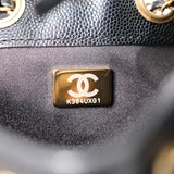 Chanel 25 Small Black Caviar GHW - (MICROCHIP)