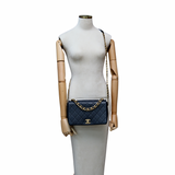 Chanel Flap Caviar Navy Blue - AGHW