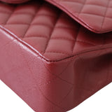 HOLD | Chanel Double Flap Medium Burgundy GHW -s28