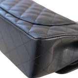 Chanel Double Flap Small Black Caviar GHW - (MICROCHIP)