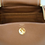 Hermes Mini Lindy Gold GHW - Z
