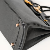 Hermes Birkin 25 Noir Togo