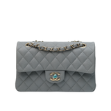 Chanel Double Flap Small Dark Gray -s29
