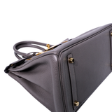 Hermes Birkin 30 Etain GHW - A