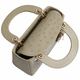 Lady Dior Mini Ostrich