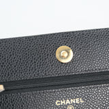 Chanel Wallet on Chain (WOC) BLack Caviar -s29