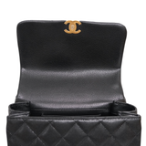 HOLD | Chanel Coco First Medium Black GHW - (MICROCHIP)