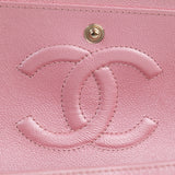 HOLD | Chanel Double Flap Medium Pink Iridescent -s27