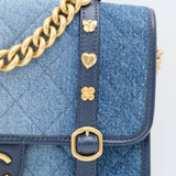 HOLD | Chanel Lucky Spring Denim Messenger Bag - (MICROCHIP)
