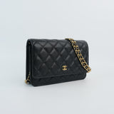 Chanel Wallet on Chain (WOC) BLack Caviar -s29