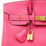 HOLD | Hermes Birkin 30 Rose Tyrien GHW