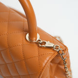 Chanel Coco Handle Caramel Small - (MICROCHIP)