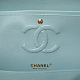 HOLD | Chanel Double Flap Medium Tiffany GHW -s29