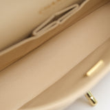 Chanel Double Flap Medium Beige Claire GHW - (MICROCHIP)