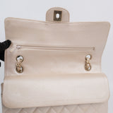 Chanel Double Flap Pearly Beige Medium -s16