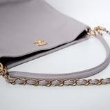 Chanel 2 Way Hobo Tote Bag GHW - (MICROCHIP)